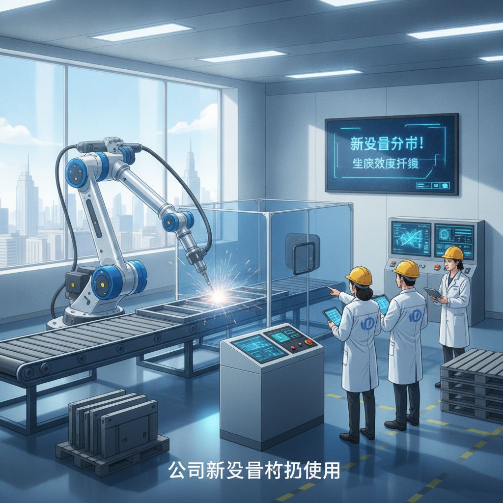 公司新设备投入使用